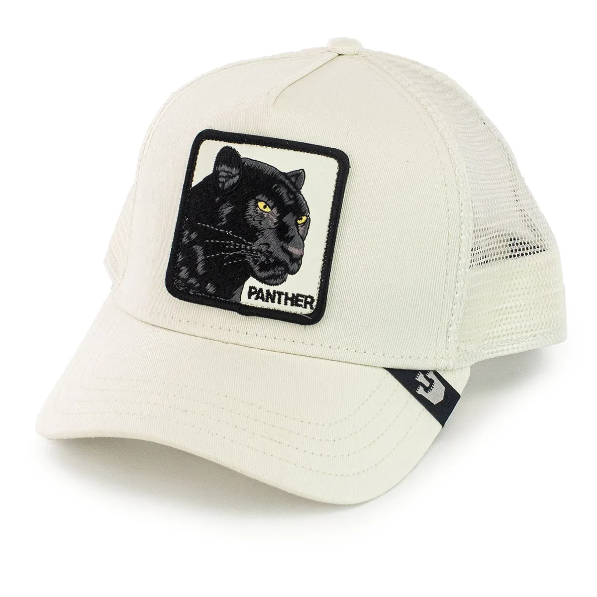 Goorin Bros. The Panther Baseball Trucker Cap G-101-0381-WHI - weiss-schwarz