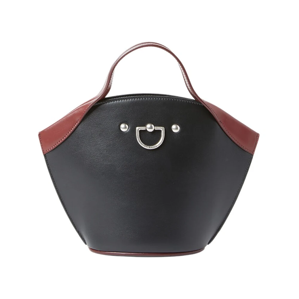 Leder Shell Tote Tasche