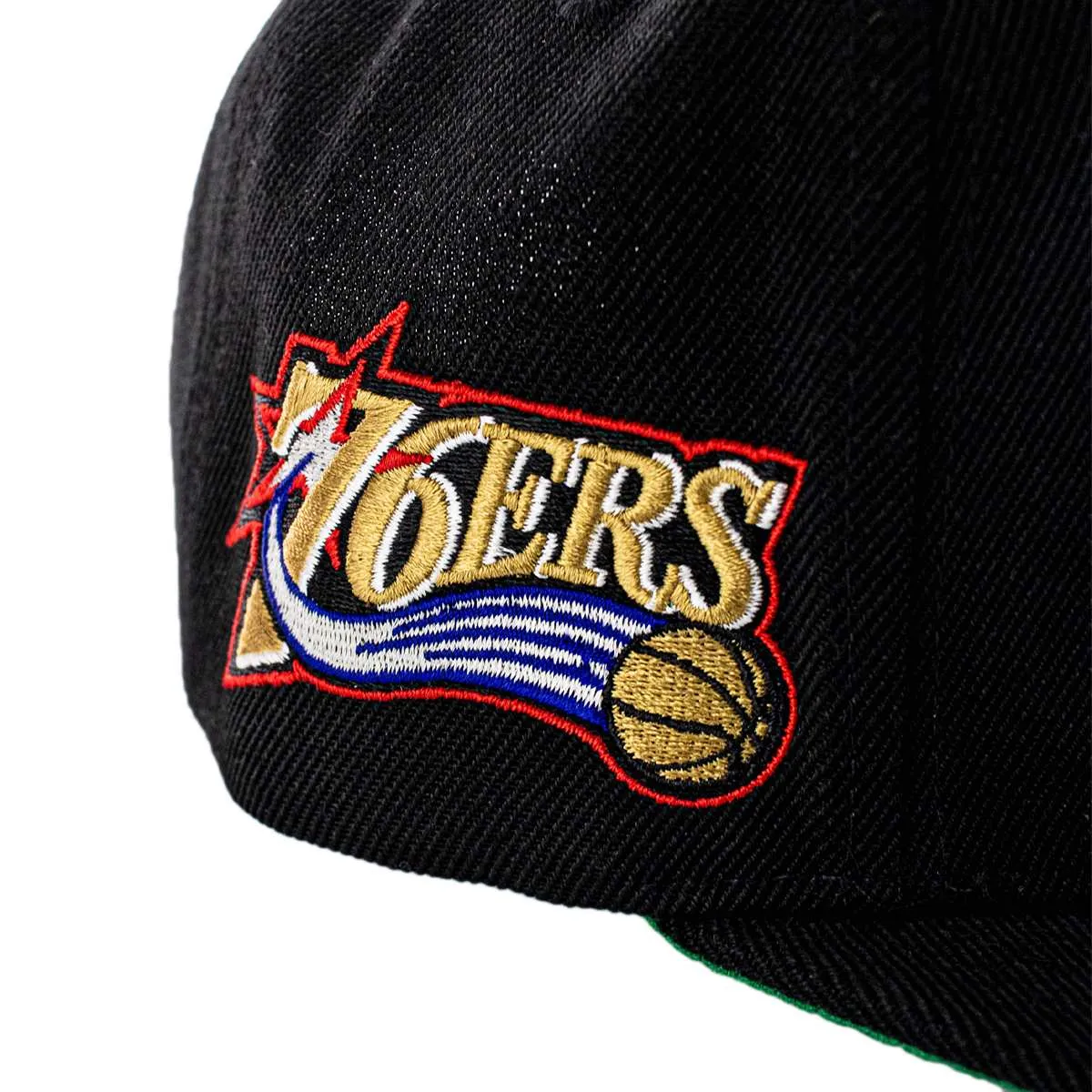 Mitchell & Ness Philadelphia 76ers NBA Triple Play HWC Snapback Cap HS8578-P76BLCK - schwarz