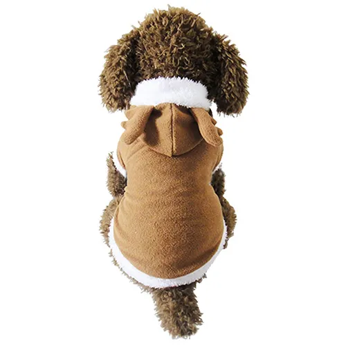 Süße Winterjacke Mantel für Hund Hündchen - Cosplay wie Elch