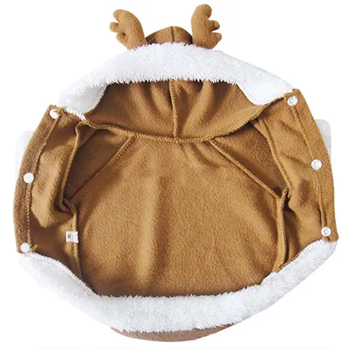 Süße Winterjacke Mantel für Hund Hündchen - Cosplay wie Elch
